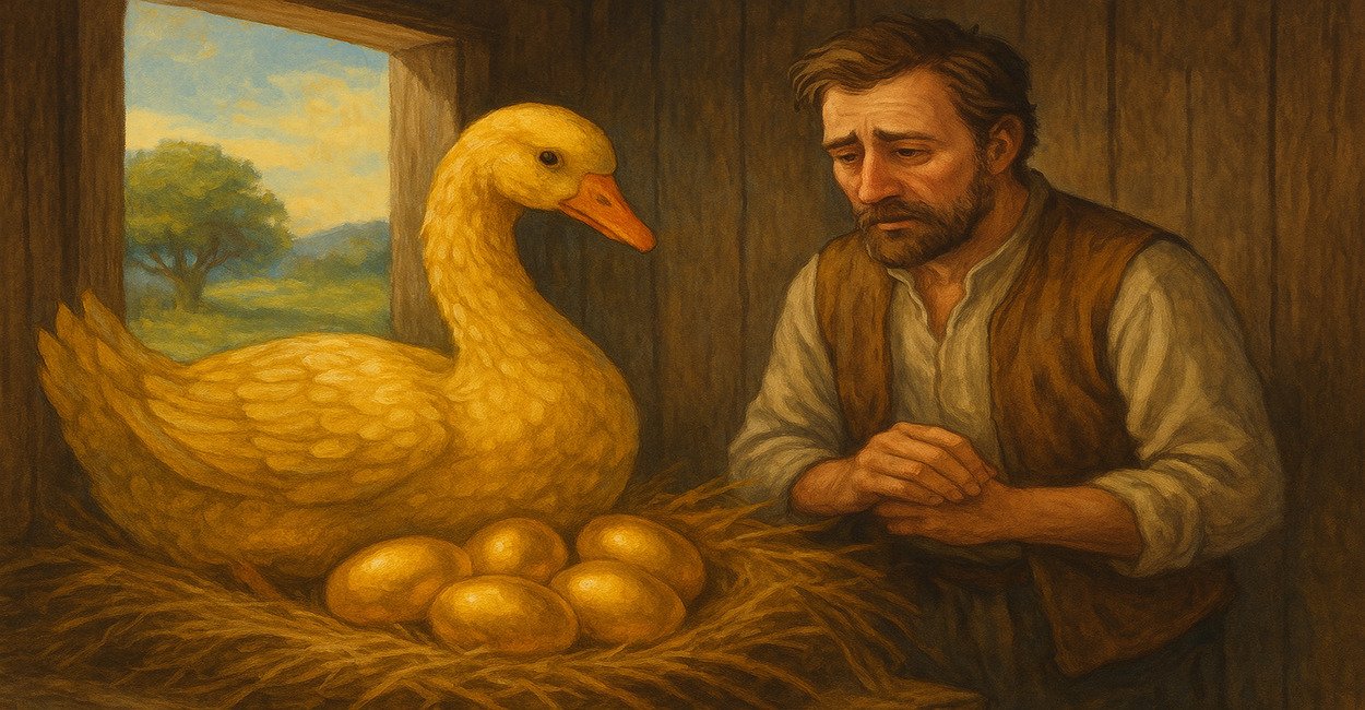 The Goose That Laid The Golden Eggs A Moral Story The Goose That Laid The Golden Eggs A Moral Story
